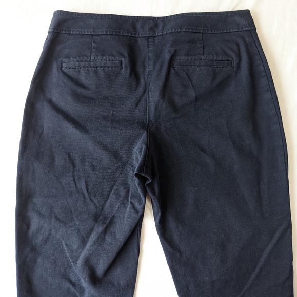 Talbots Navy Blue Crop Pants Women's size 8P - Picture 8 of 9